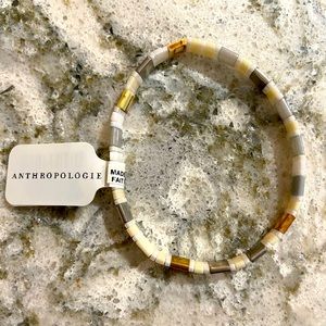 Two Toned Anthropologie Stretch Bracelet
